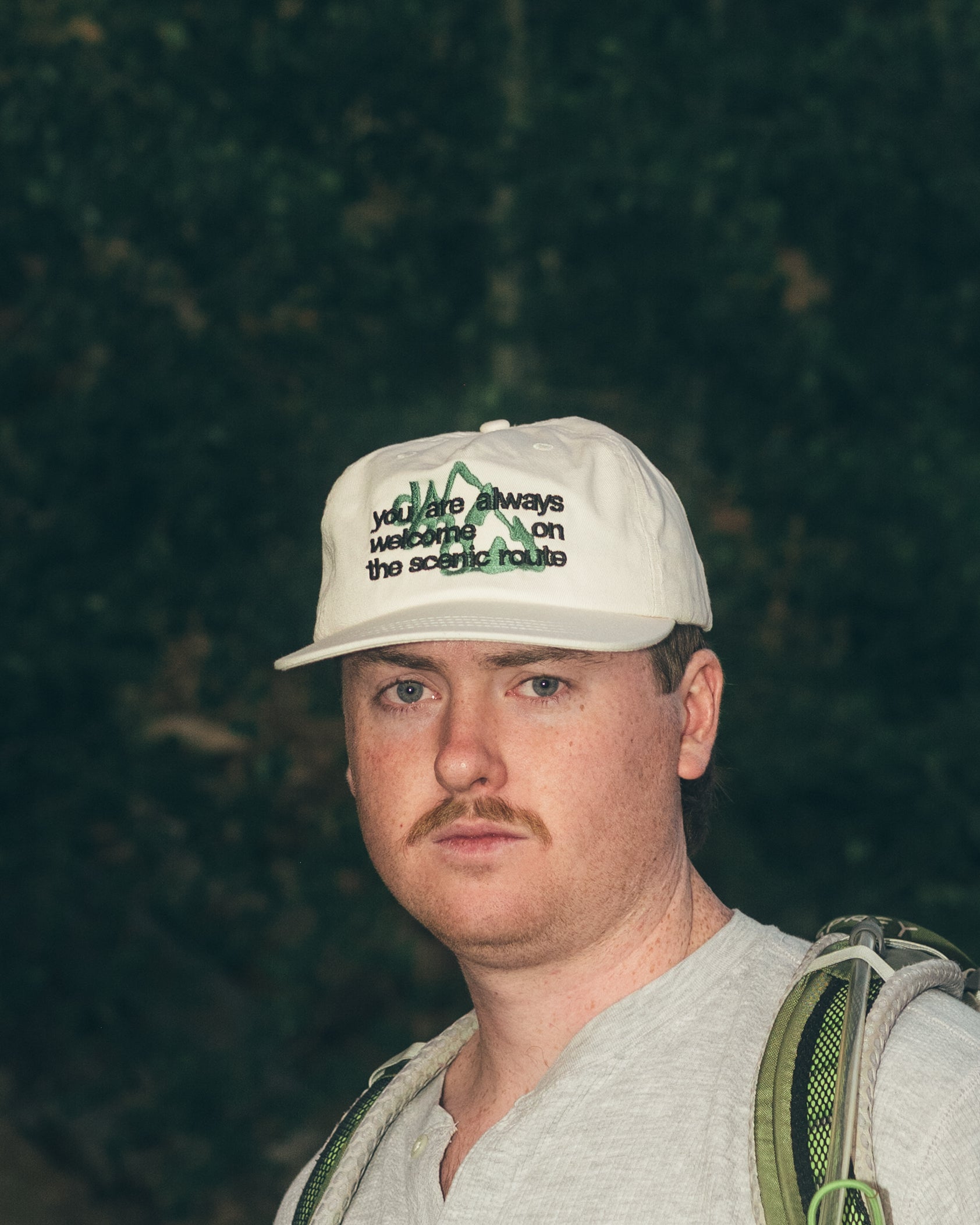 you are always welcome on the scenic route hat