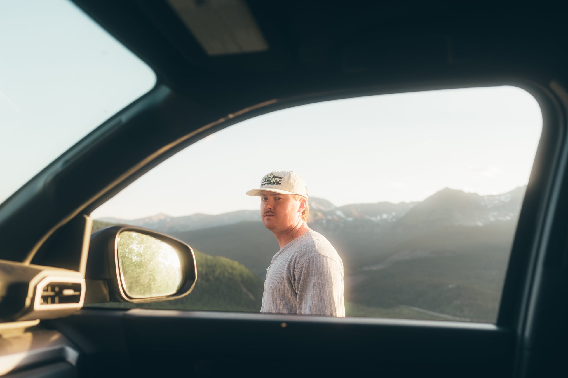you are always welcome on the scenic route hat